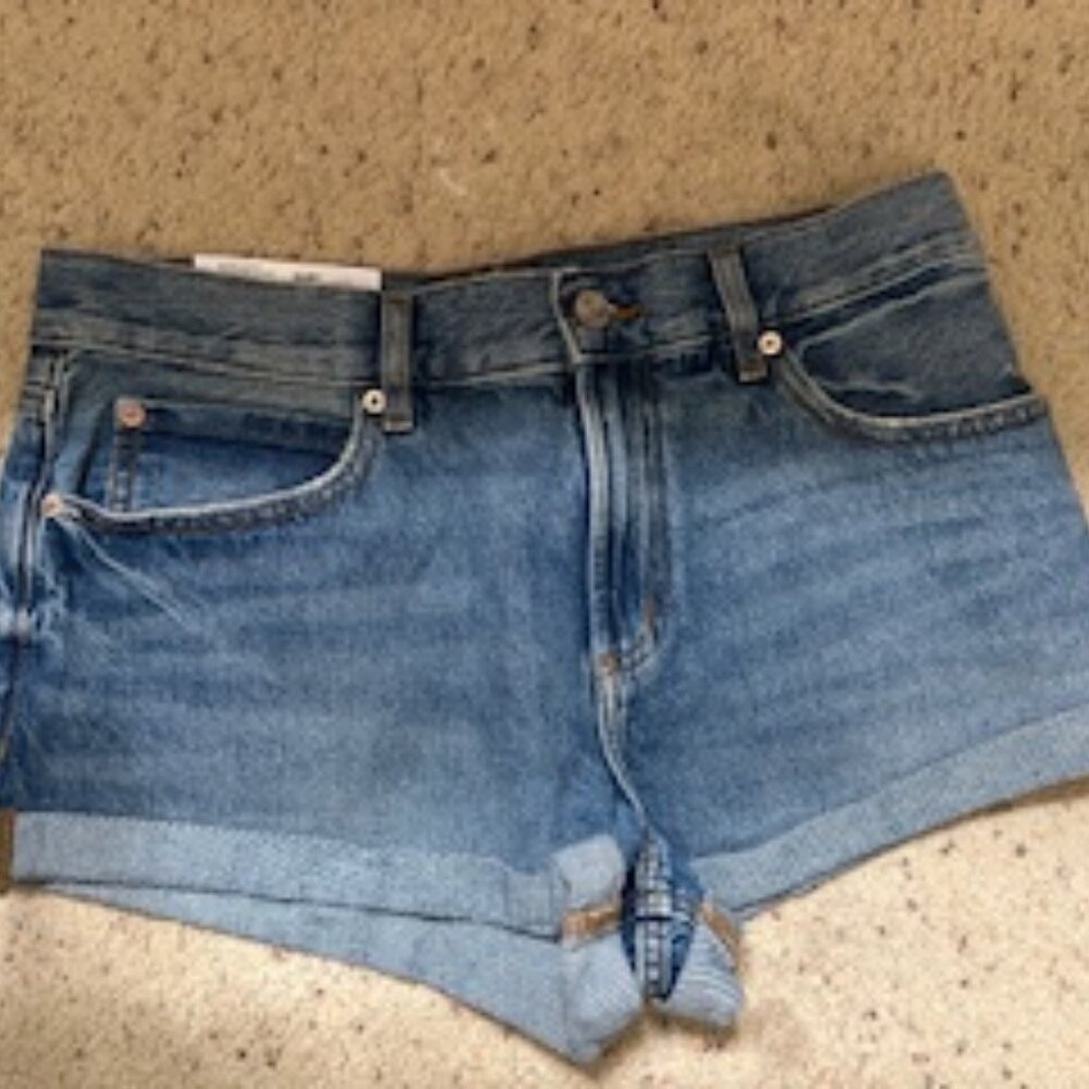 Garage Jean Shorts - Low-rise, cuffed